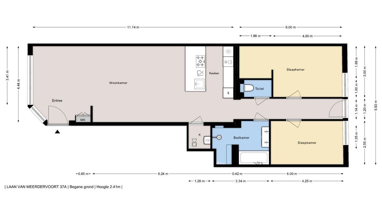 Laan van Meerdervoort 37 A, Den Haag plattegrond-39