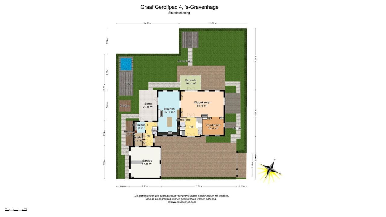 Graaf Gerolfpad 4, Den Haag plattegrond-96