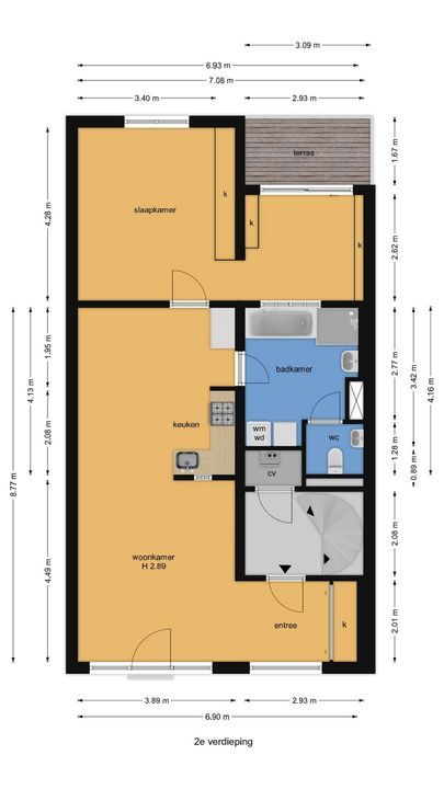 Vissershavenweg 55 C 2, Den Haag plattegrond-29