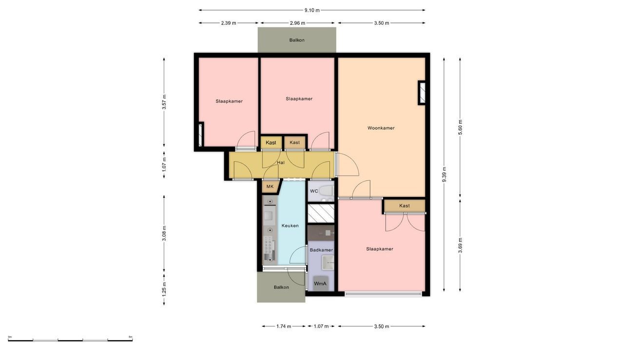 Bachstraat 326, Leiden plattegrond-41