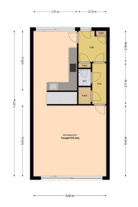 Vitruviusstraat 135, Leiden plattegrond-66