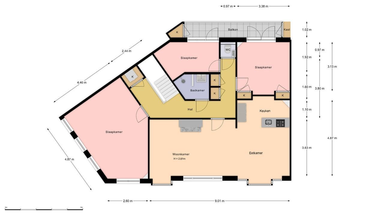 Schenkkade 380, Den Haag plattegrond-55