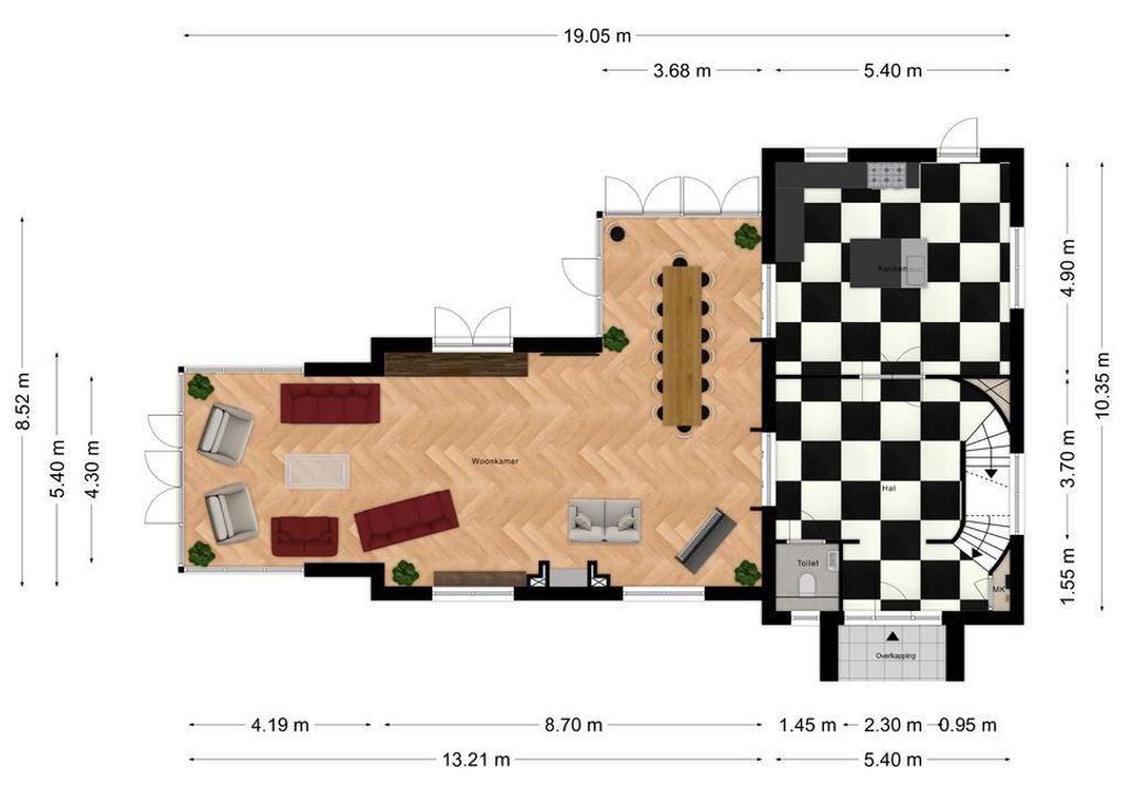 Oostmadeweg 5 A, Den Haag plattegrond-91