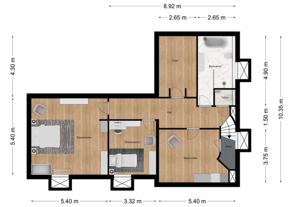 Oostmadeweg 5 A, Den Haag plattegrond-91