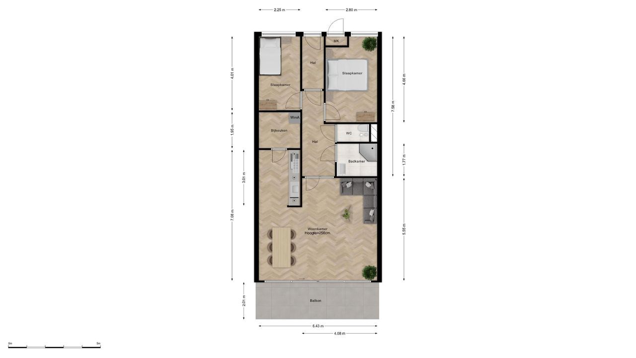 Stadzicht 76, Leiden plattegrond-35