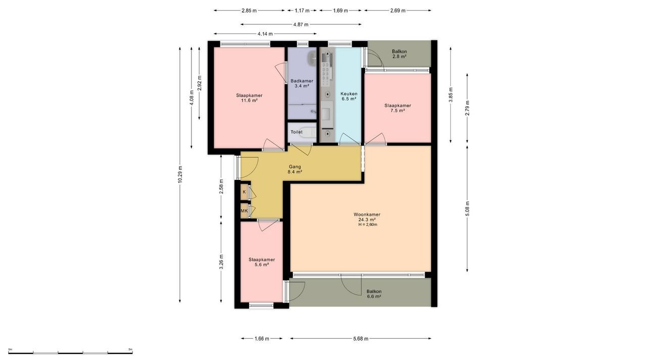 Brahmslaan 293, Leiden plattegrond-29