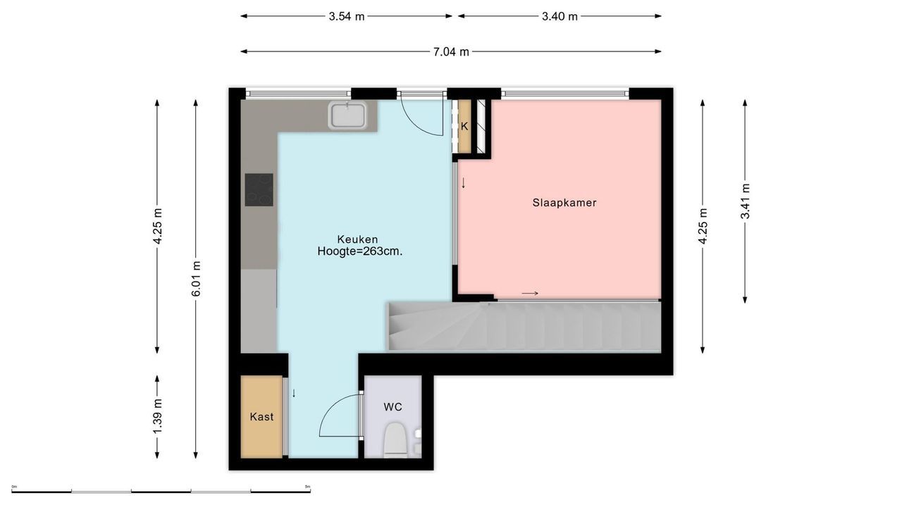 Vestestraat 25, Leiden plattegrond-53