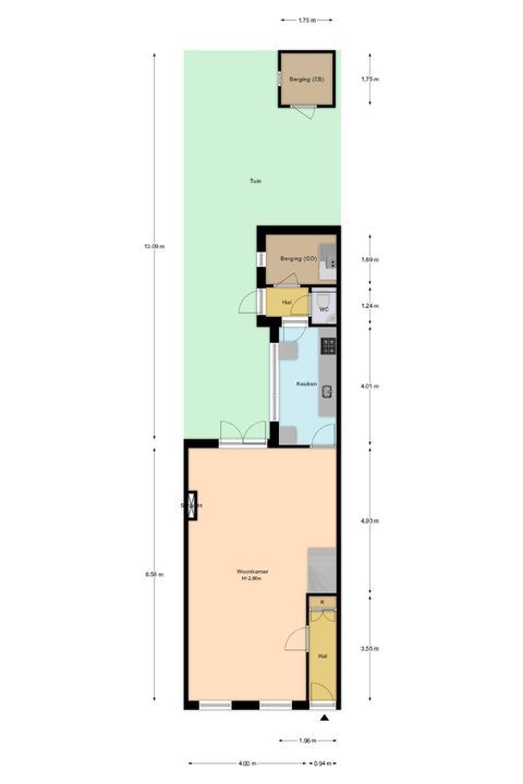 Herensingel 49, Leiden plattegrond-61