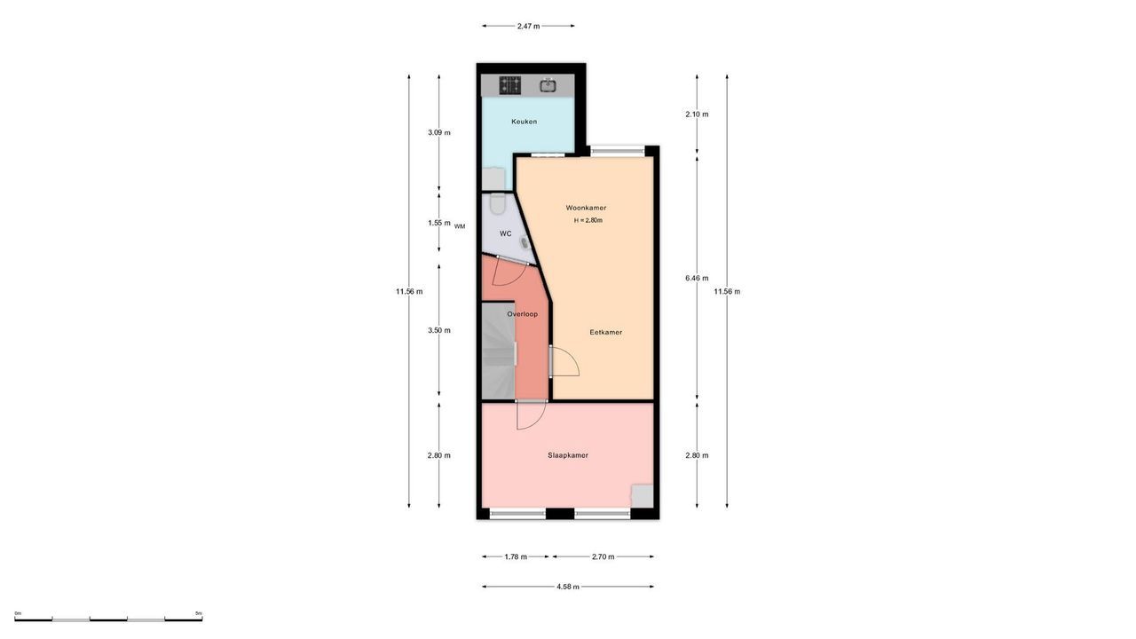 Paul Krugerstraat 9 A, Leiden plattegrond-42