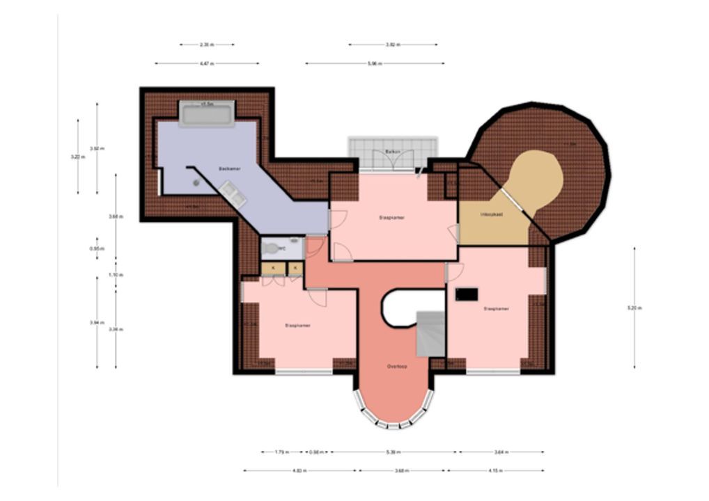 Gravin Machteldlaan 23, Den Haag plattegrond-95