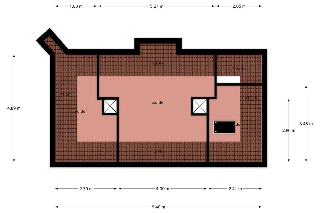 Gravin Machteldlaan 23, Den Haag plattegrond-95