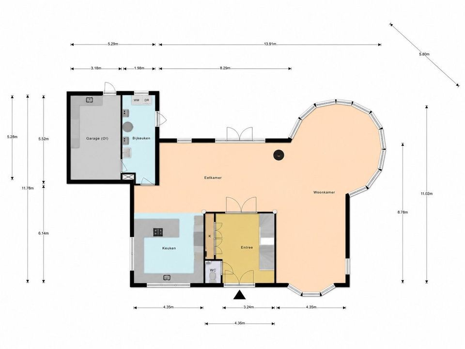 Gravin Machteldlaan 23, Den Haag plattegrond-95