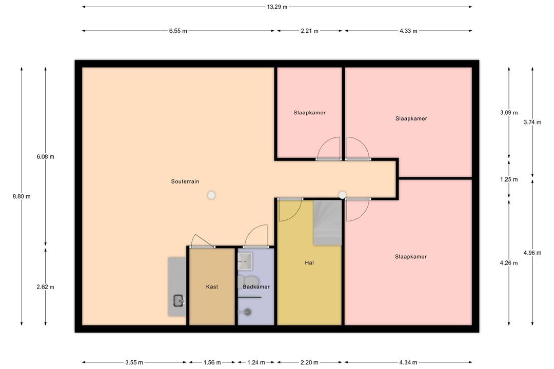 Gravin Machteldlaan 23, Den Haag plattegrond-95