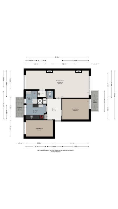 Obrechtstraat 28, Leiden plattegrond-37