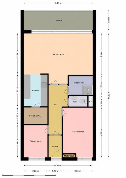 Stadzicht 45, Leiden plattegrond-45