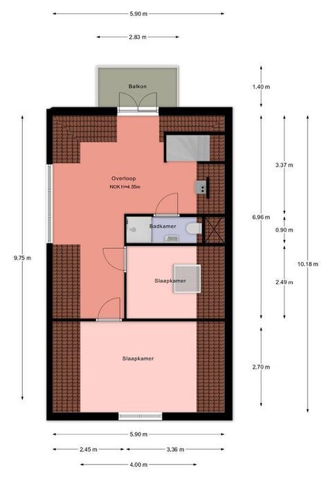 Damlaan 45 B, Leidschendam plattegrond-34