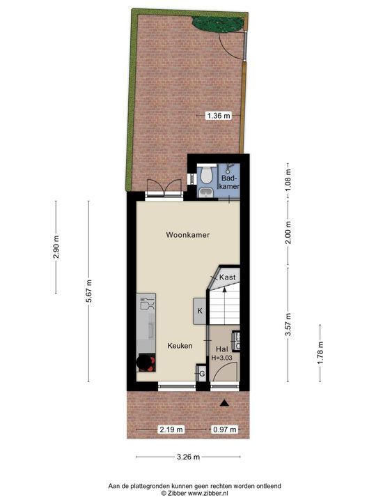 Koddesteeg 40, Leiden plattegrond-25