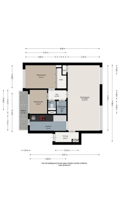 Mozartstraat 71, Leiden plattegrond-44