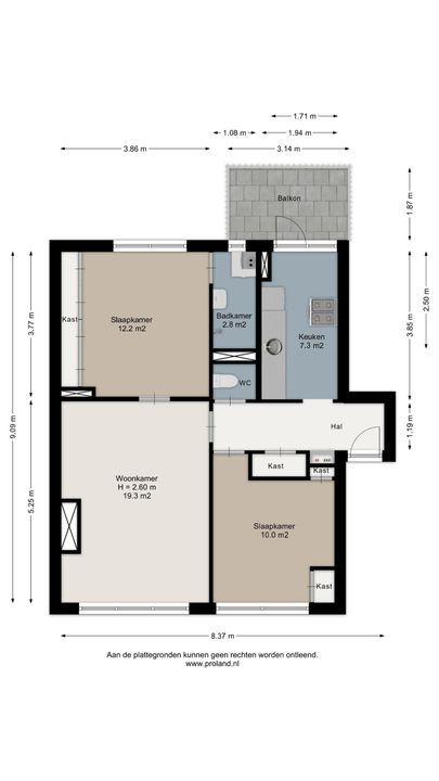 Churchilllaan 35, Leiden plattegrond-35