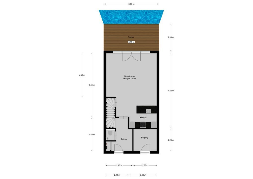 Zuidereinde 252 a, 's-Graveland plattegrond-31