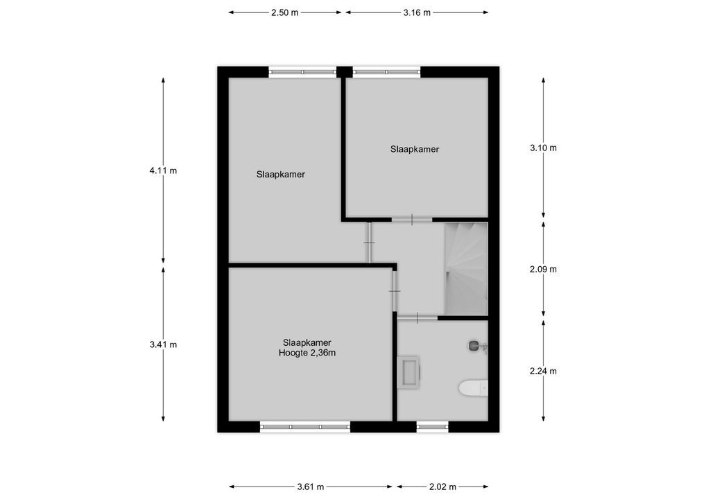 Monnickskamp 358, Huizen plattegrond-23
