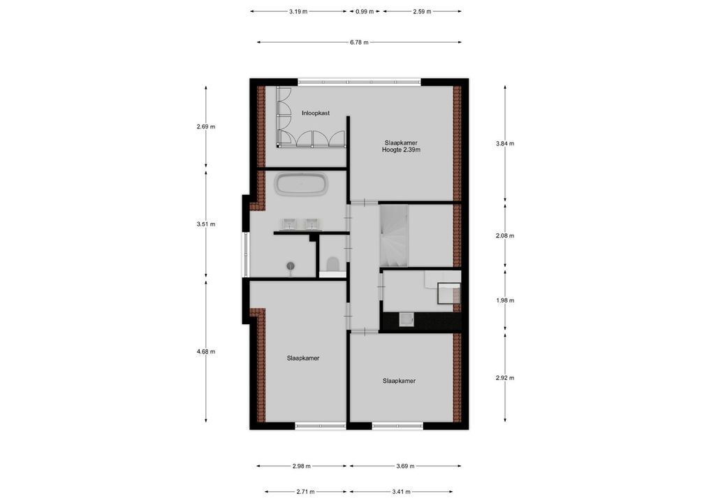 Laantje van Bruijn 55, Blaricum plattegrond-41