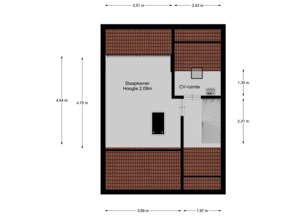 Vernhoutstraat 12, Hilversum plattegrond-33