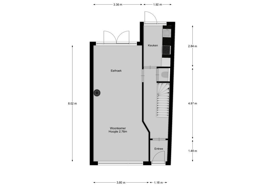 Driestweg 39, Bussum plattegrond-22