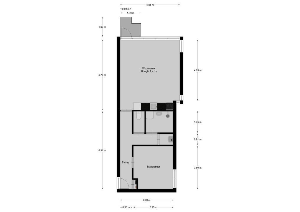 Nieuwe Doelenstraat 9 5, Hilversum plattegrond-13