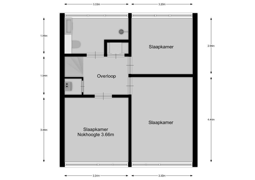 Meenthof 27, Kortenhoef plattegrond-20