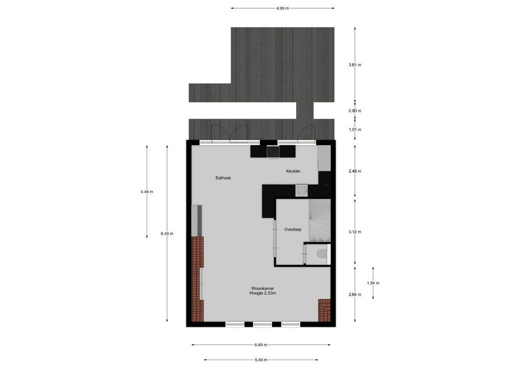 Gijsbrecht van Amstelstraat 349, Hilversum plattegrond-27