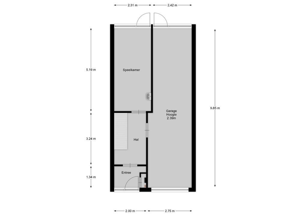 Loefzij 51, Huizen plattegrond-23