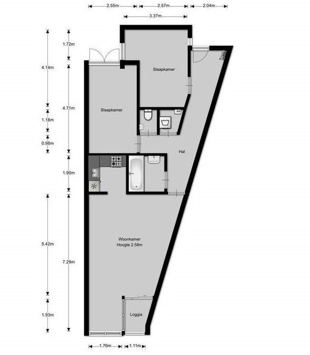 Koornstraat 21, Hilversum plattegrond-18