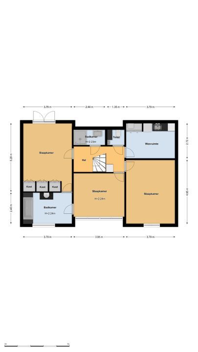 Noodweg 34 A, Hilversum plattegrond-37