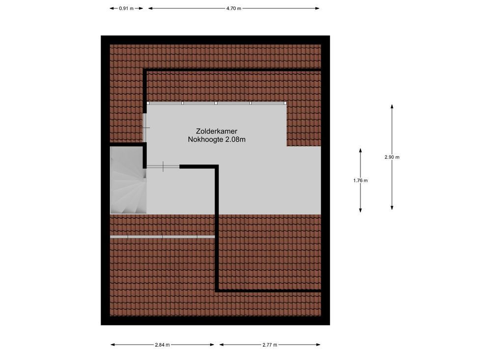 Van Dijkstraat 8, Hilversum plattegrond-19