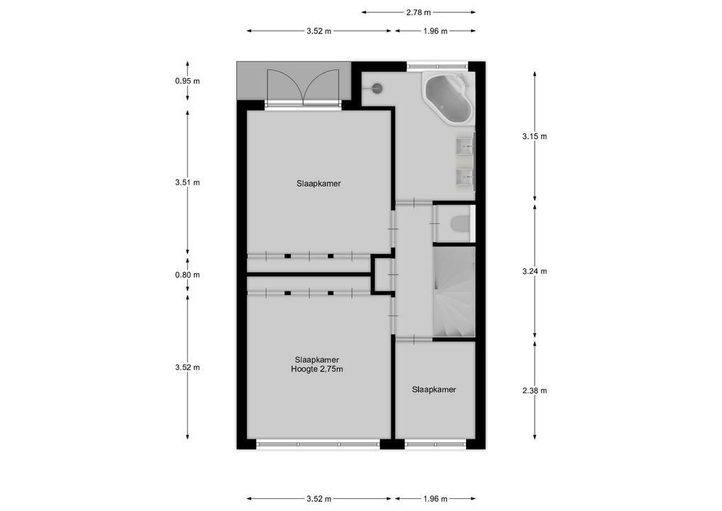 Karbouwstraat 18, Bussum plattegrond-34