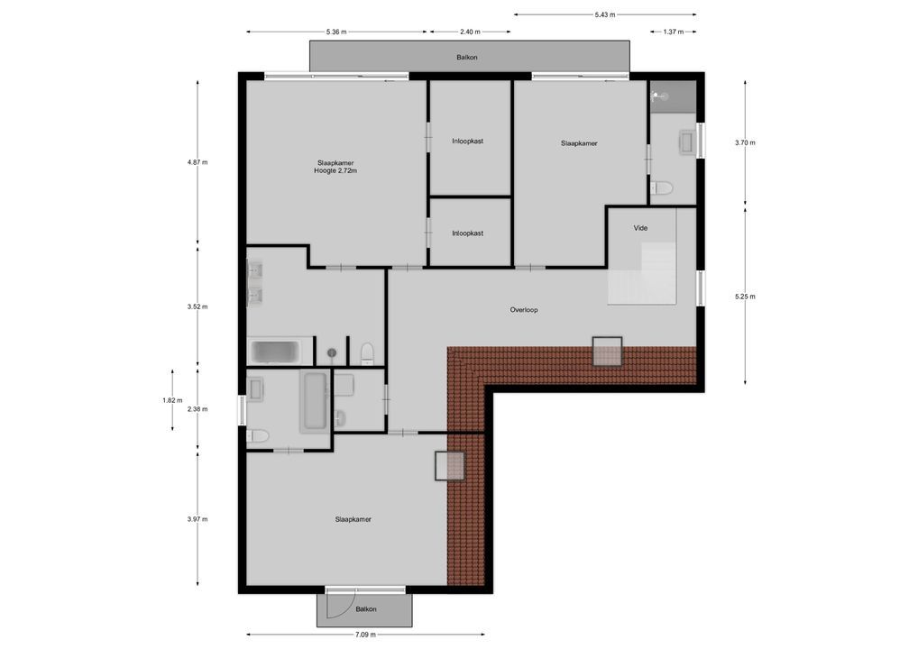 Noodweg 32 A, Hilversum plattegrond-37