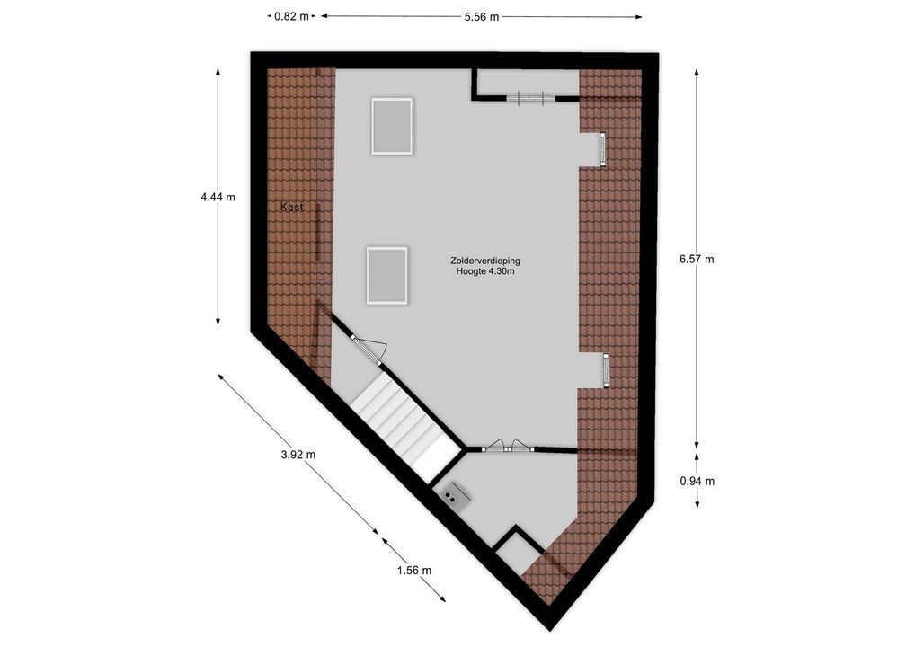 Batterijlaan 18 A, Bussum plattegrond-25