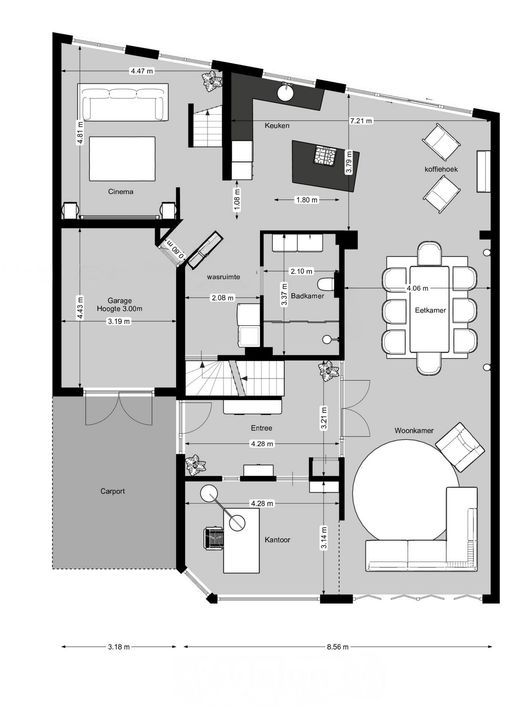 Kapelstraat 65, Bussum plattegrond-45