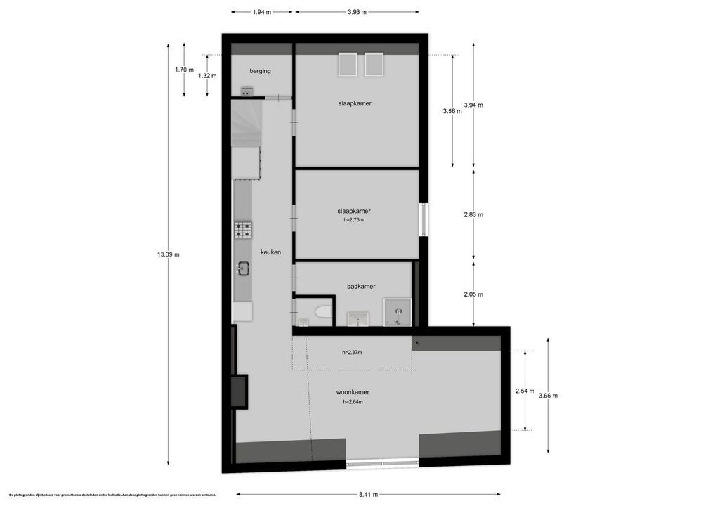 Kapelstraat 13 C, Bussum plattegrond-22