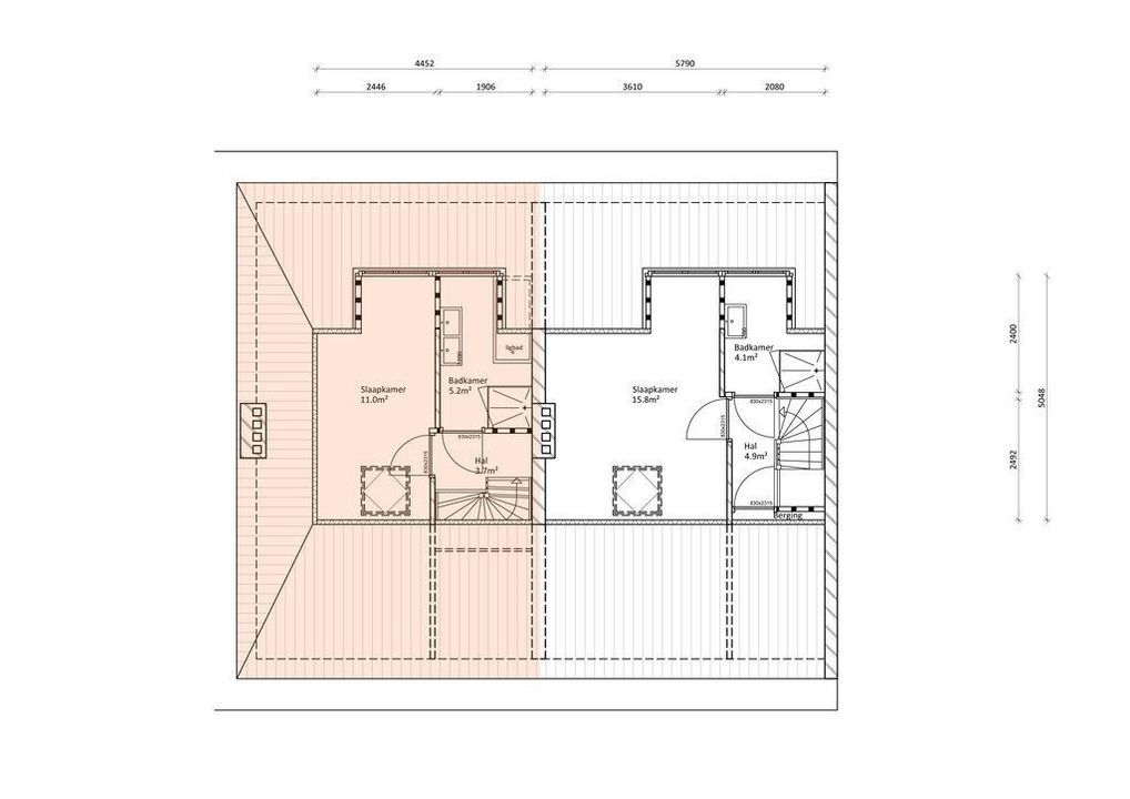 Bussumerstraat 4 A, Hilversum plattegrond-15