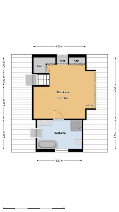 Kloosterlaan 2 C, Lage Vuursche plattegrond-22