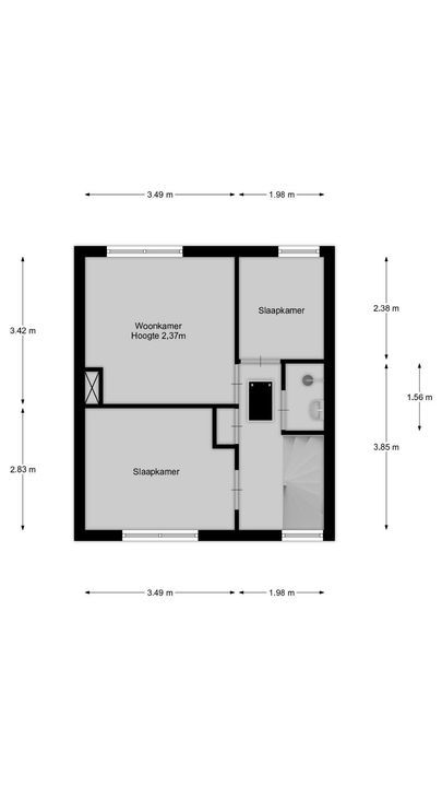 Ireneweg 10, Kortenhoef plattegrond-24