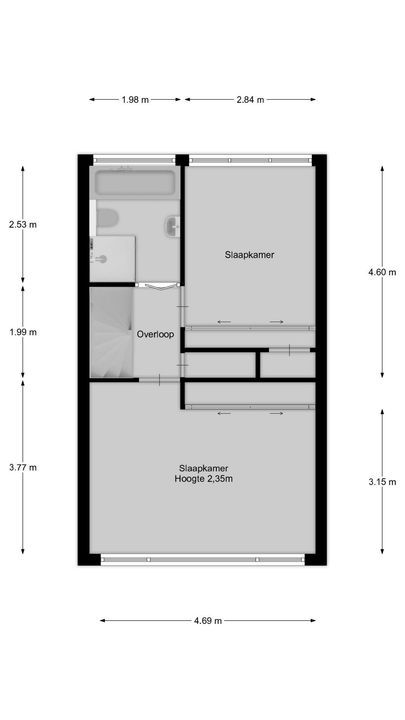 B. van Rooijenstraat 90, Naarden plattegrond-20