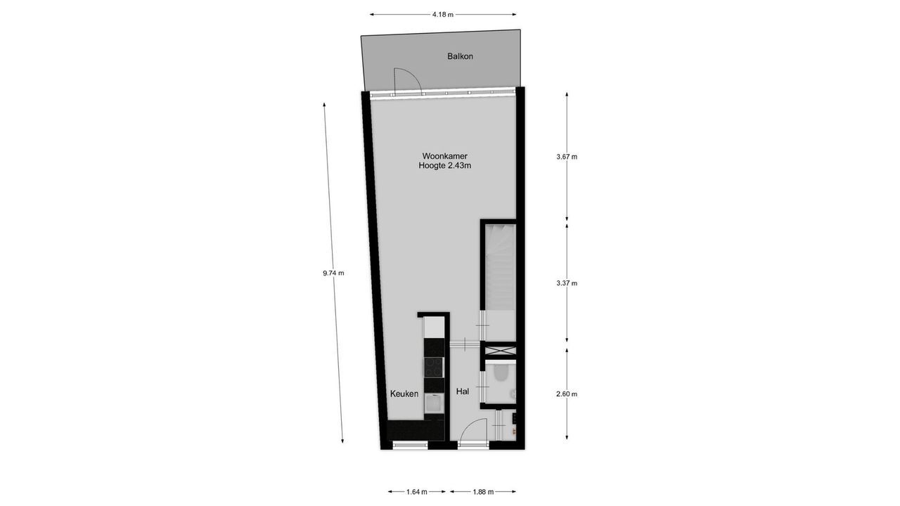 Groest 75 31, Hilversum plattegrond-24