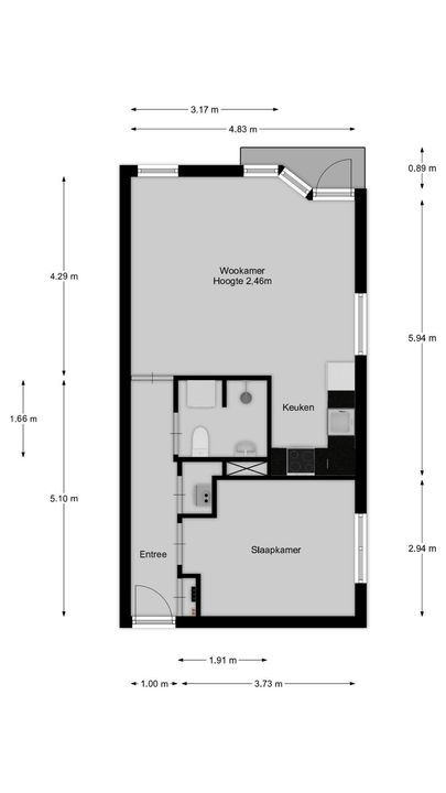 Nieuw Bellevue 8, Bussum plattegrond-11