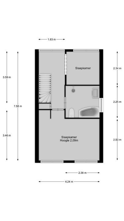 Molenlaan 8, Bussum plattegrond-21