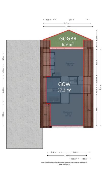 Bybaen 4, Uitwellingerga plattegrond-42