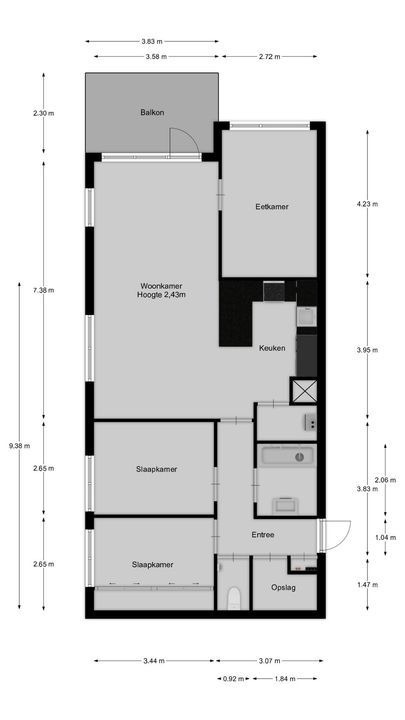 Ludgeruslaan 53, Hilversum plattegrond-18
