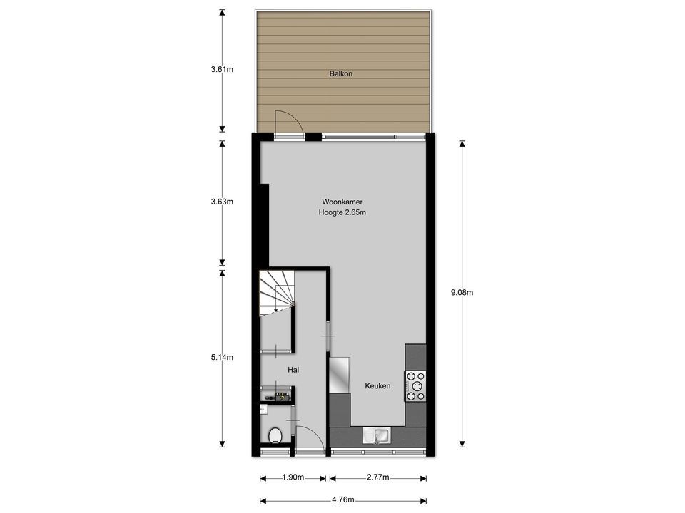 Van Hogendorplaan 66, Hilversum plattegrond-20